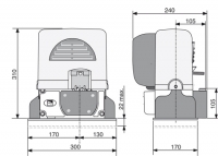 Комплект Came BX-74/400
